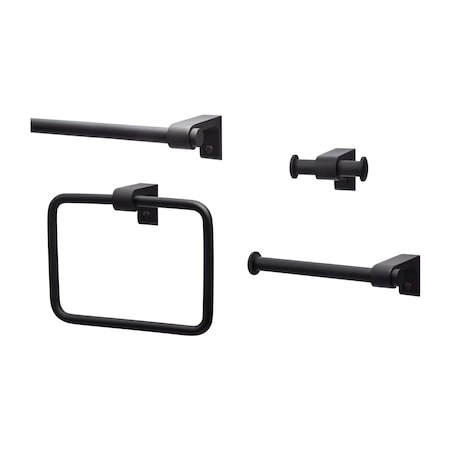 Sure-Loc Hardware Sedona Series Bath Set, Flat Black